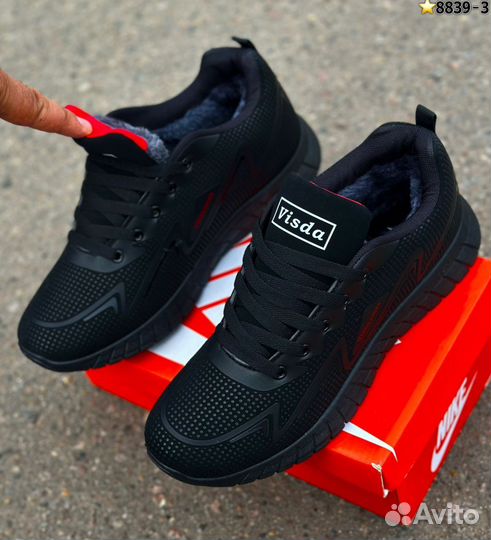 Кроссовки мужские зимние с мехом