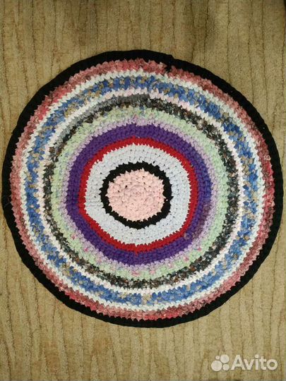 Коврики вязаные большие