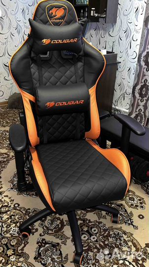 Кресло игровое Cougar armor One Black-Orange