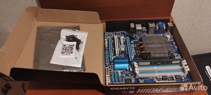 Материнская плата с процессором i3 и DDR3 8Gb