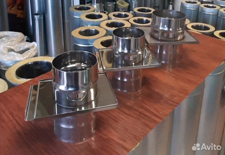 Дымоход шибер-задвижка D115 нерж.1мм