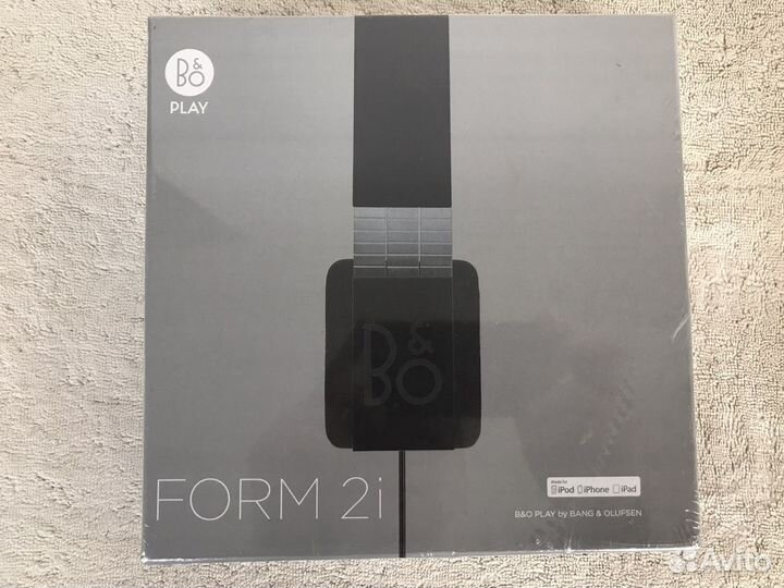 Новые в упаковке наушники bang and olufsen form 2i
