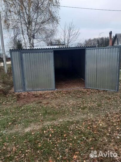 Гараж металлический хозблок пенал