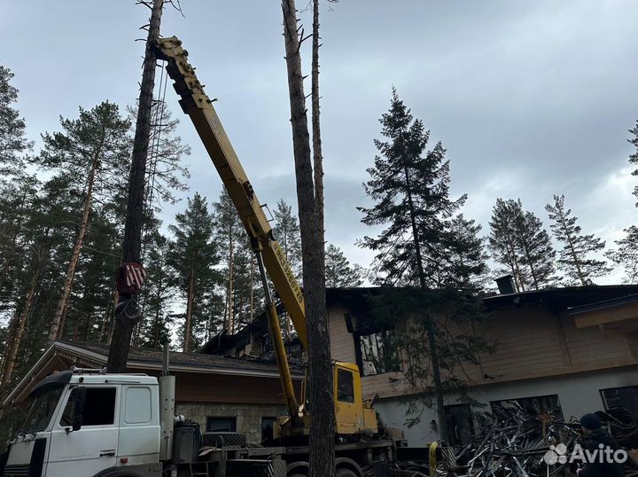 Снос домов Демонтаж домов зданий Расчистка участка