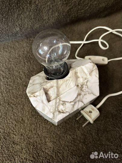 Светильник сова из мрамора СССР