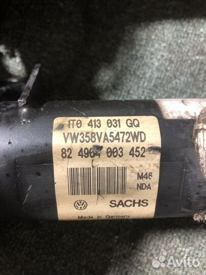 Амортизатор передний VW Touran