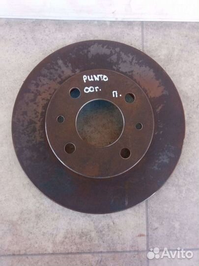 Диск тормозной передний Fiat Punto 2