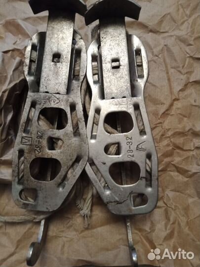 Коньки-снегурки СССР, лыжные палки СССР