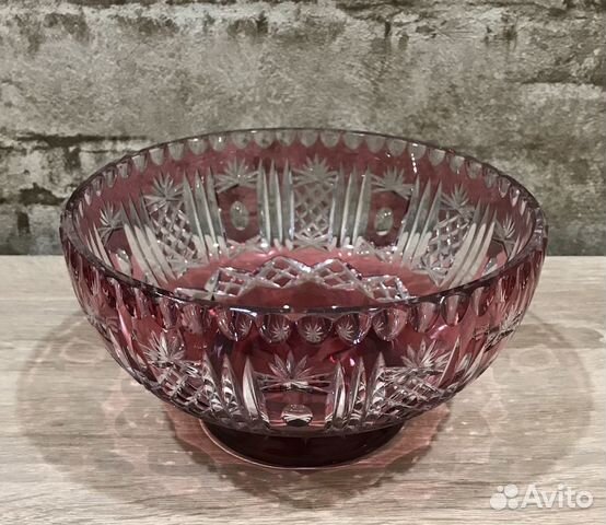 Хрустальная салатница Германия