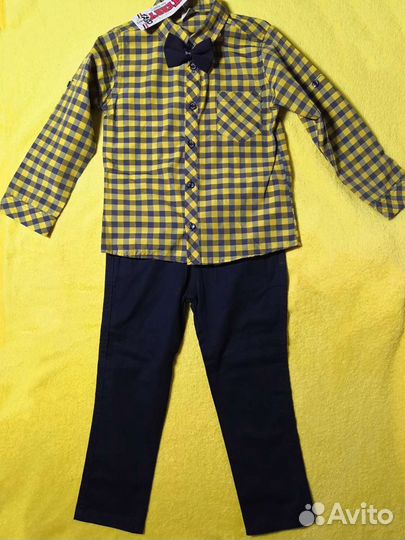 Комплект новый, рубашка детская и брюки