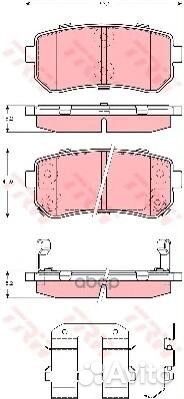К-т дисков. тормоз. колодок GDB3421 TRW