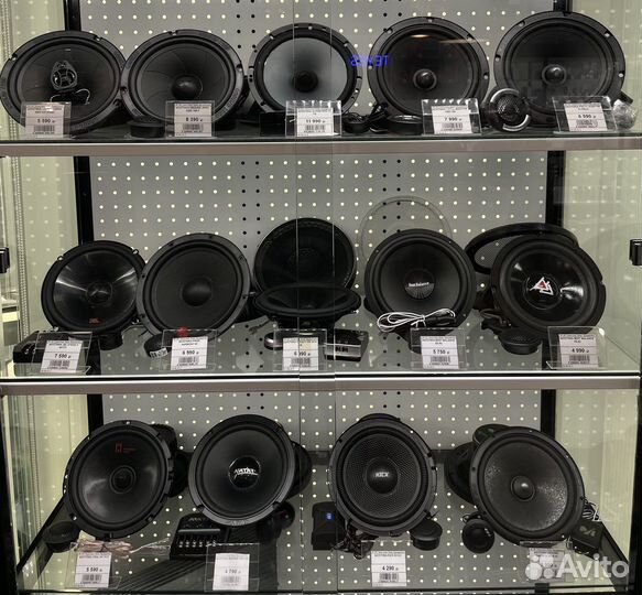 Компонентные динамики, автозвук