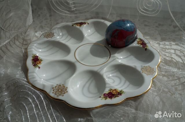 Пасхальная тарелка для яиц, Городница, 70-е гг