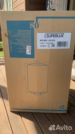 Водонагреватель Superlux NTS 80V