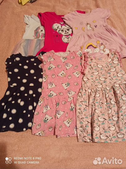 Вещи пакетом для девочки 92- 98