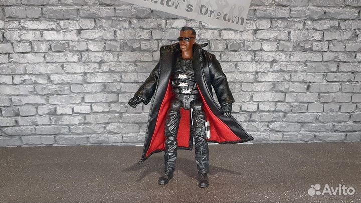 Marvel legends Blade (Плащ 1/12 кожзам)