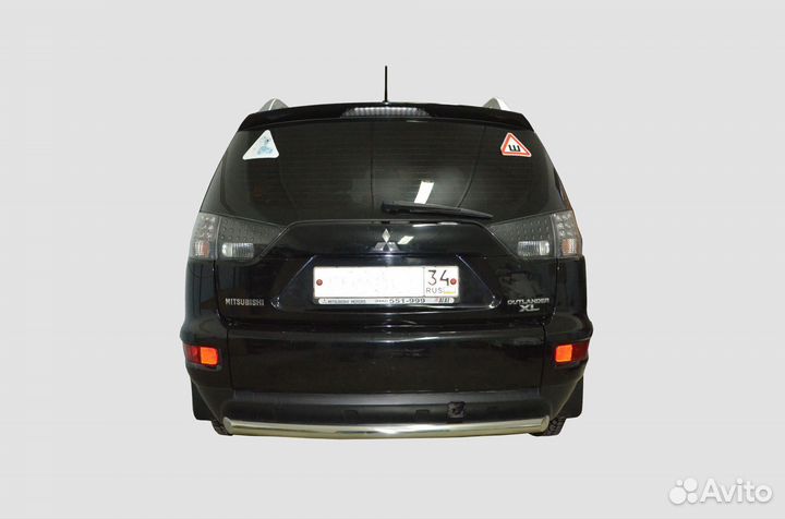 Защита бампера заднего Mitsubishi Outlander XL