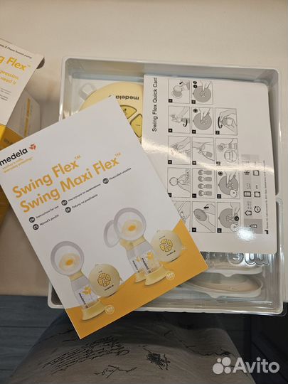 Молокоотсос medela swing flex электрический