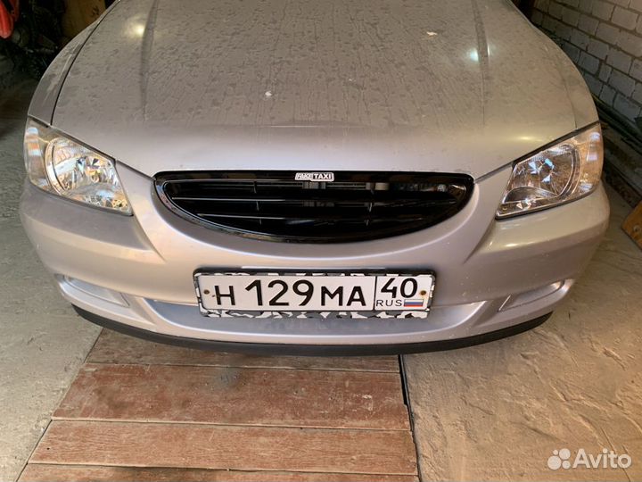 Юбка бампера Hyundai Accent 1999-2012