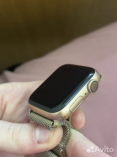 Часы apple watch 4 40 mm розовые