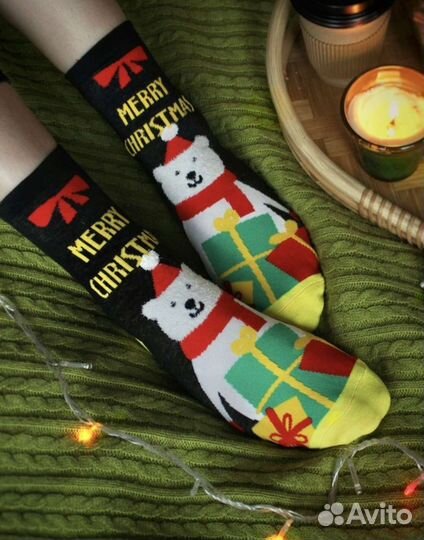 Новогодние носки