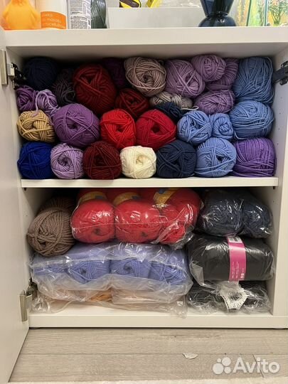 Пряжа нитки для вязания цена за все