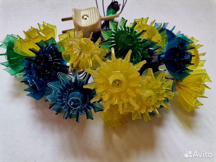 Елочная, новогодняя гирлянда СССР искра