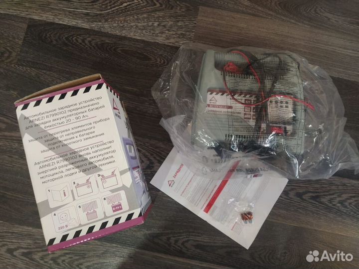 Зарядное устройство (12В, 6А, акб 20-90Ач) arnezi