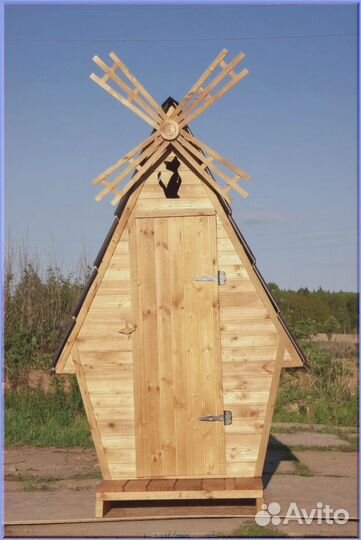 Дачный туалет деревянный щюю 243