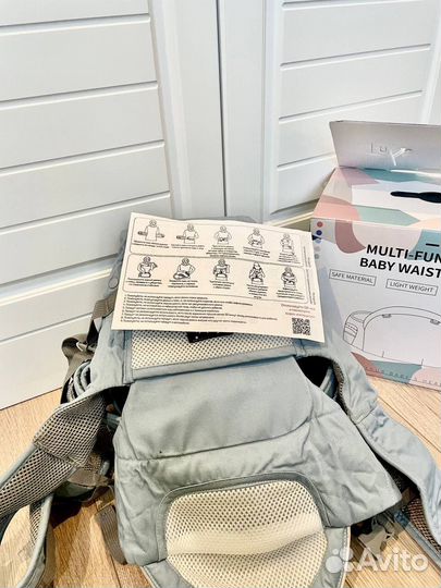 Рюкзак-переноска Aixintu. Кенгуру-слинг, голубой