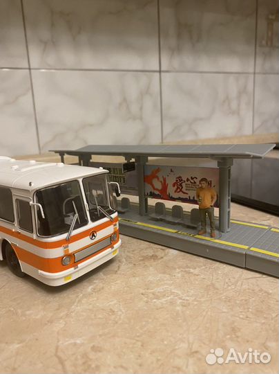 Модель автобусной остановки