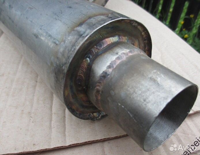 Глушитель и резонатор на УАЗ 469 (31514) др. Нерж