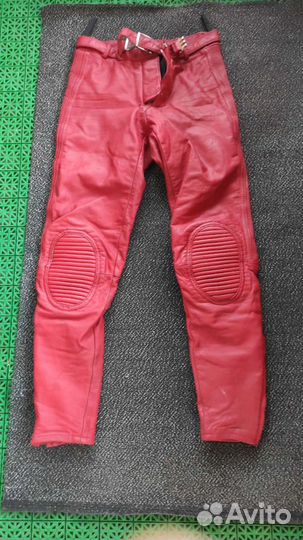 Кожаные мото штаны