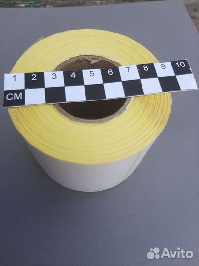 Термоэтикетки самоклеящиеся 58х60мм еко