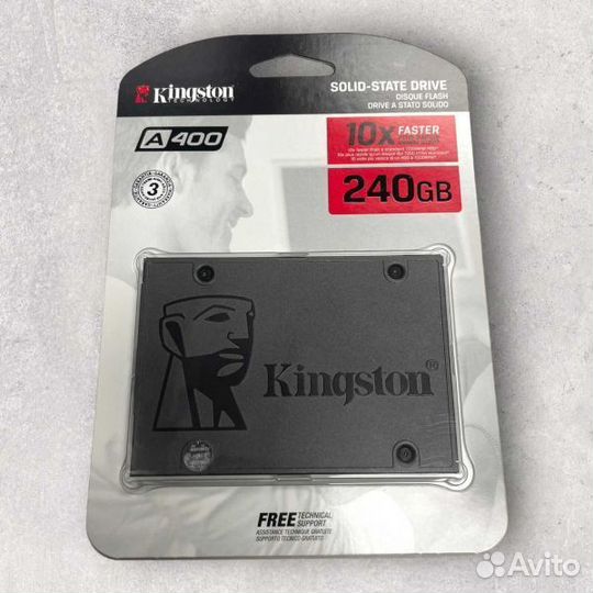SSD жёсткий диск Kingston A400 240Gb