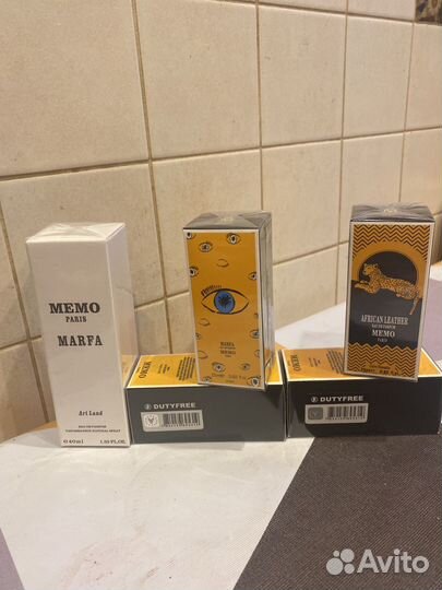 Мемо Paris Marfa 25-40мл и african leather memo