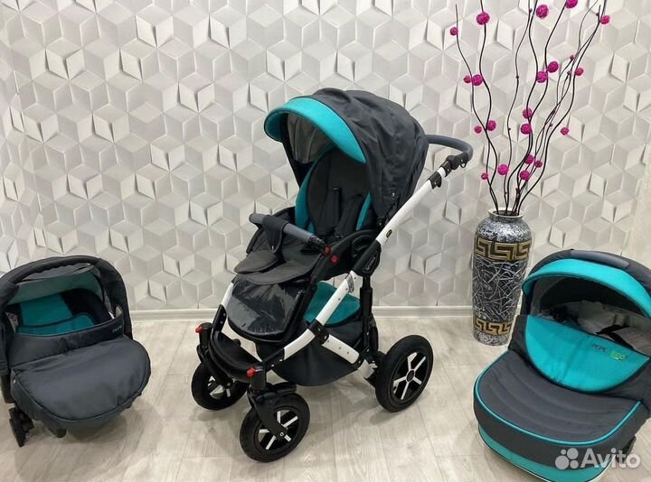 Коляска 3 в 1 Verdi Pepe Eco Plus