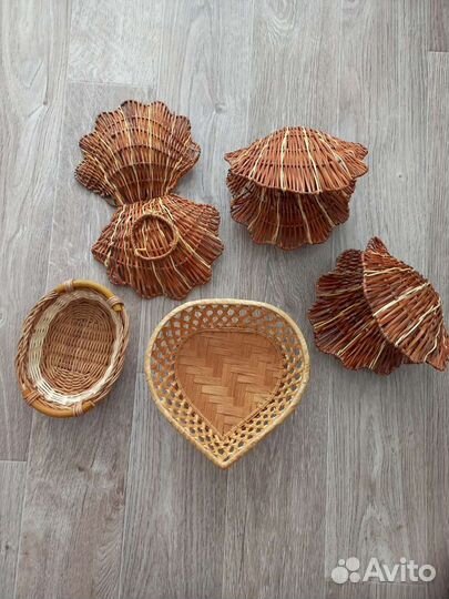 Кружки плетеные ракушки