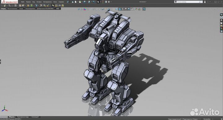 Модель меха MWO Rifleman