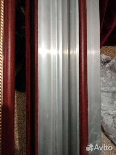 Карниз для штор двухрядный металлический