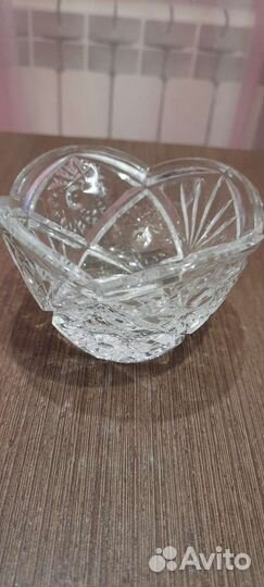 Ваза хрустальная