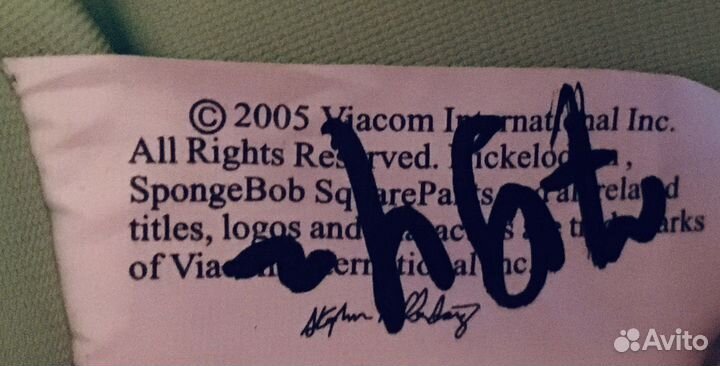 USA. Viacom International Inc. Подушка «Патрик»