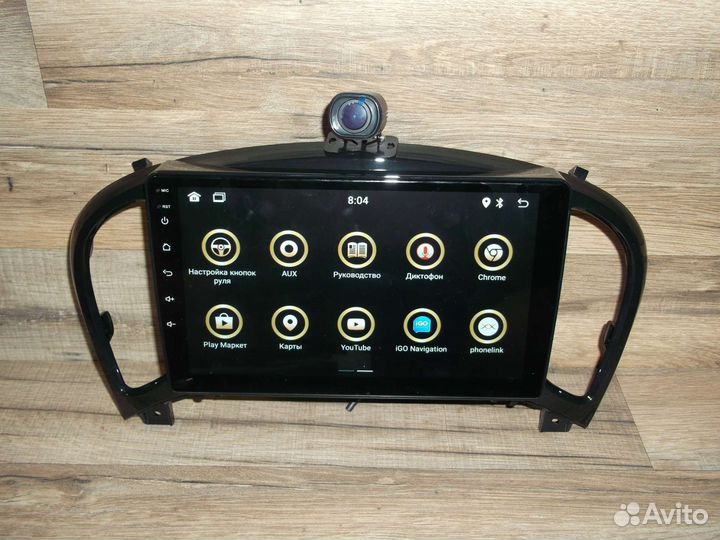 Магнитола Nissan Juke Android с камерой