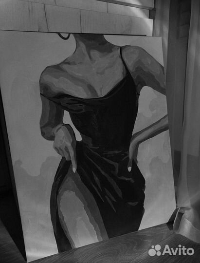 Картина черно белая