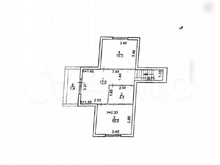 Коттедж 114 м² на участке 9,9 сот.