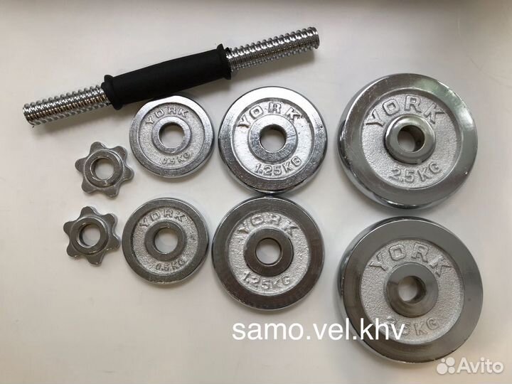 Гантели разборные в кейсе 15, 20, 30, 50 кг