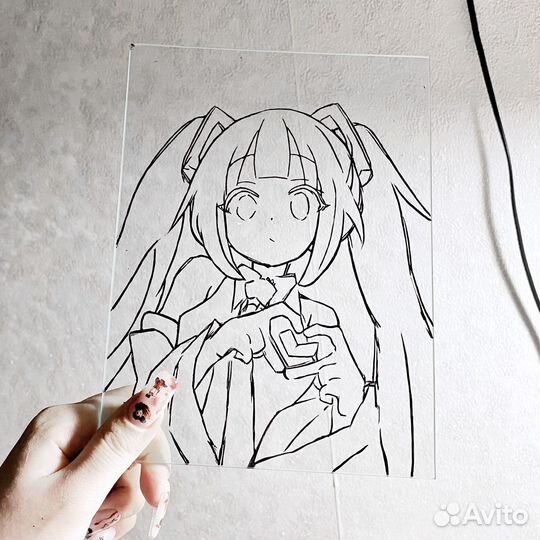 Аниме на стекле, Хатсуне Мику