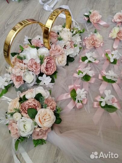 Украшения для автомобилей на свадьбу