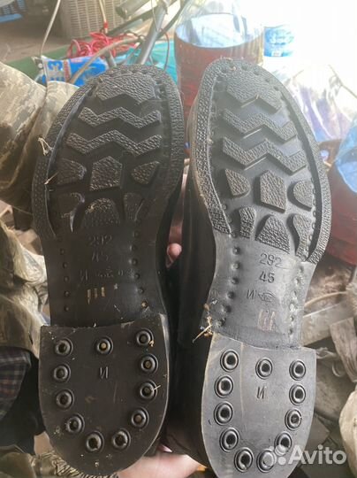 Кожаные киргизовые сапоги СССР