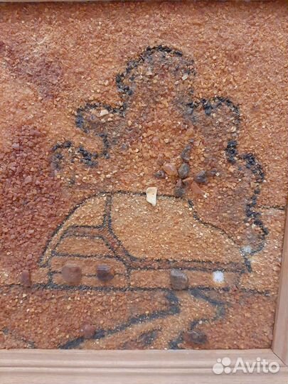 Картина из янтаря